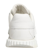 Dolce & Gabbana White NS1 Lace Up Low Top Sneakers Shoes