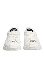 Dolce & Gabbana White NS1 Lace Up Low Top Sneakers Shoes
