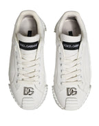 Dolce & Gabbana White NS1 Lace Up Low Top Sneakers Shoes