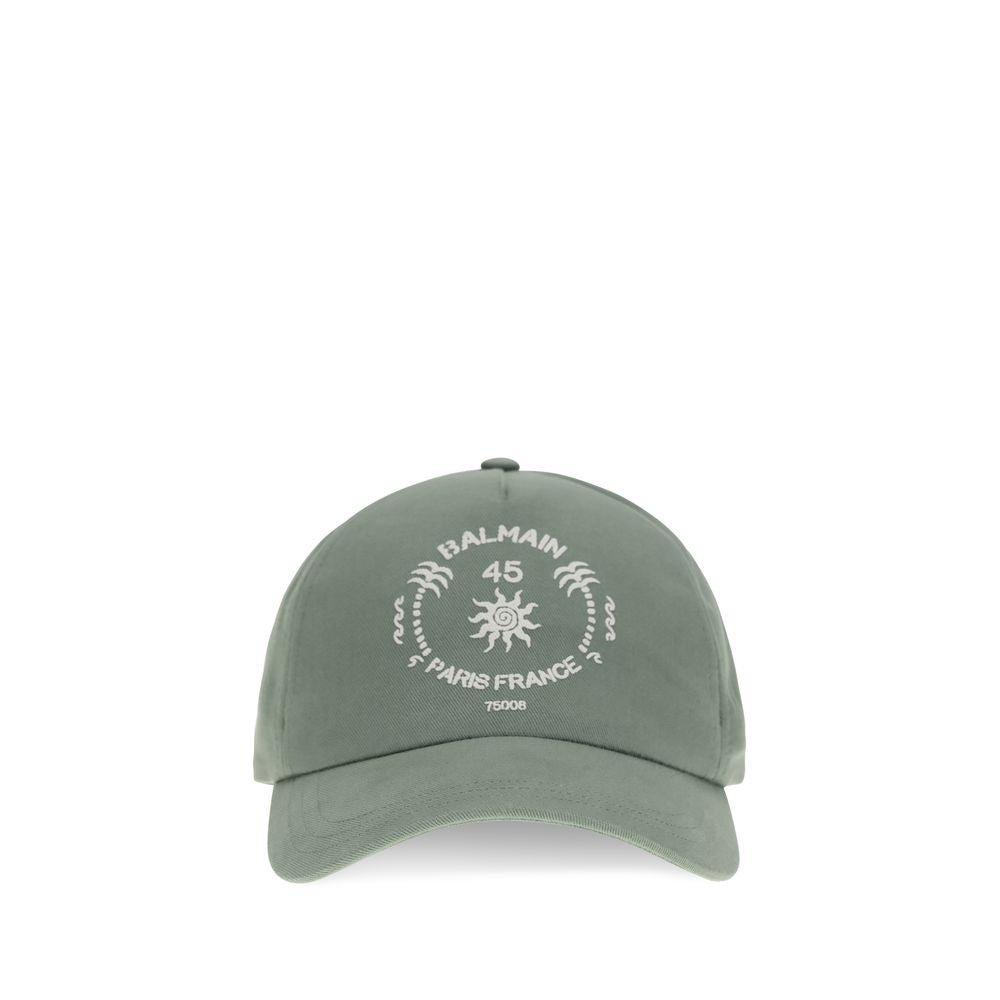 Balmain Bicolor Cotton Cap (Baseball Hat)