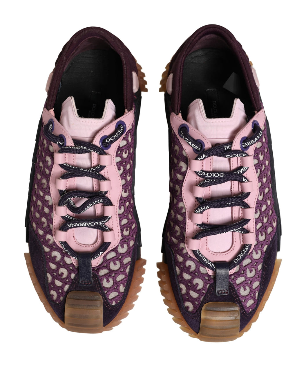 Dolce & Gabbana Multicolor Logo Low Top NS1 Sneakers Shoes