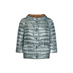 Herno Blue Polyamide Coat