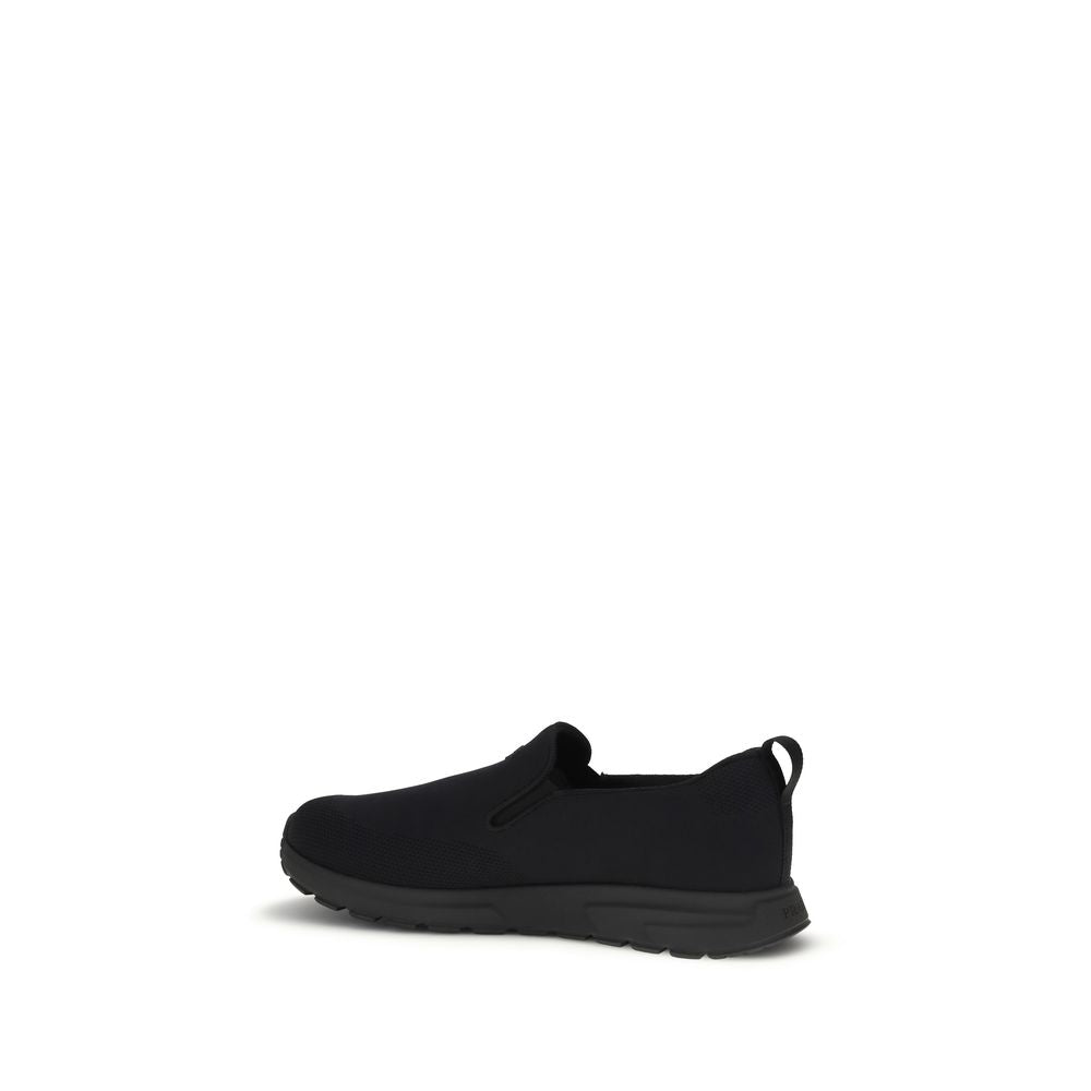 Prada Black Fabric Sneakers