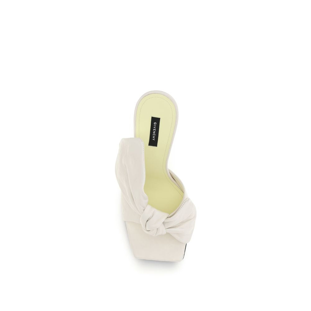 Givenchy White Lamb Ovis Aries Aries Mules