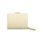 Mario Valentino Beige Polyurethane Womens Wallet