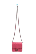 Chanel Pink Quilted Lambskin Leather Classic Square Mini Flap Bag
