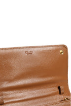 Prada Brown and Gold Wallet Strap