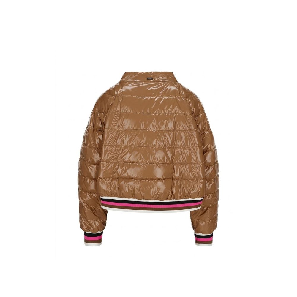 Herno Brown Polyamide Coat
