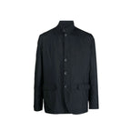 Herno Black Polyester Coat
