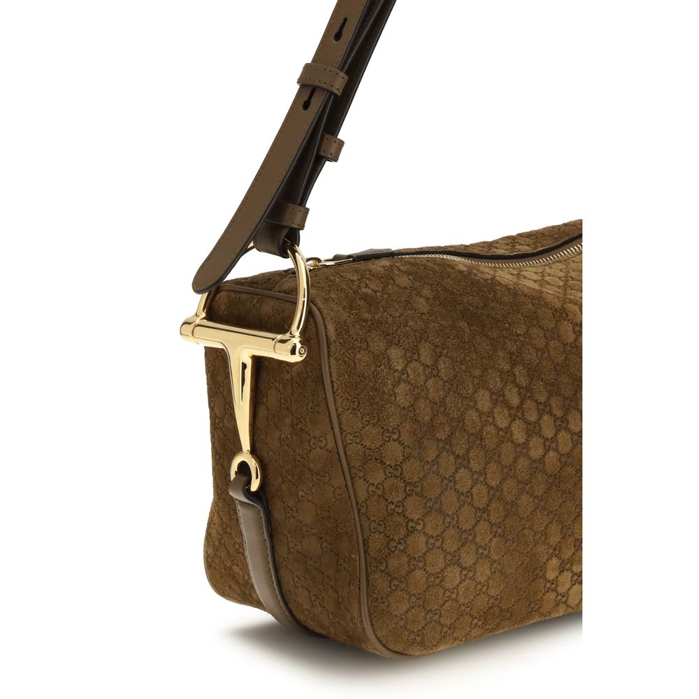 Gucci Brown Calf Leather Bos Taurus Handbag