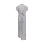 Alexander McQueen Multicolor Silk Casual Dress