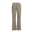 Our Legacy Bicolor Cotton Bootcut Jeans