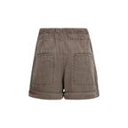 Marant Etoile Brown Cotton Bermuda Shorts