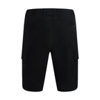 Lyle & Scott Black Cotton Bermuda Shorts