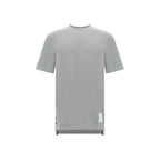 Thom Browne Gray Cotton Long Sleeve T-Shirt