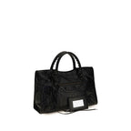 Balenciaga Black Lamb Ovis Aries Aries Shoulder Bag