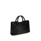 Balenciaga Black Lamb Ovis Aries Aries Shoulder Bag