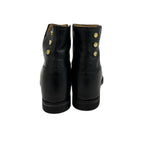 Borbonese Black Leather Women Boot