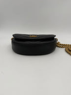 Gucci GUCCI MARMONT Black Shoulder Bag Chain