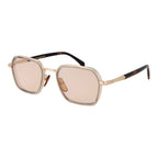 David Beckham Rose Gold Metal Sunglasses