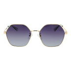 Polaroid Gold Metal Sunglasses
