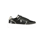 U.S. POLO ASSN. Black Polyurethane Women's Sneaker