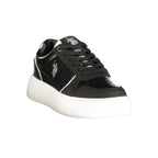 U.S. POLO ASSN. Black Polyurethane Women's Sneaker