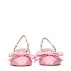 Jimmy Choo Pink Leather Stiletto Heel Sandals