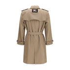 Burberry Brown Silk Trench Coat