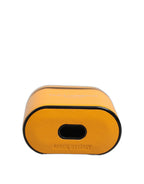 Dolce & Gabbana Case Yellow Calf Leather Logo Flip Holder Strap Airpods