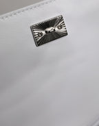 Dolce & Gabbana White Logo Plaque Crossbody Shoulder Borse Women Bag