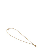 Dolce & Gabbana Gold Tone Brass Virgin Mary Medallion Pendant Necklace