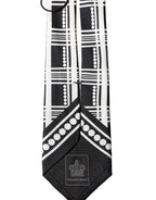 Dolce & Gabbana Black White Abstract Silk Adjustable Men Tied Necktie Tie