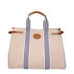 Valentino Garavani Beige Fabric Handbag