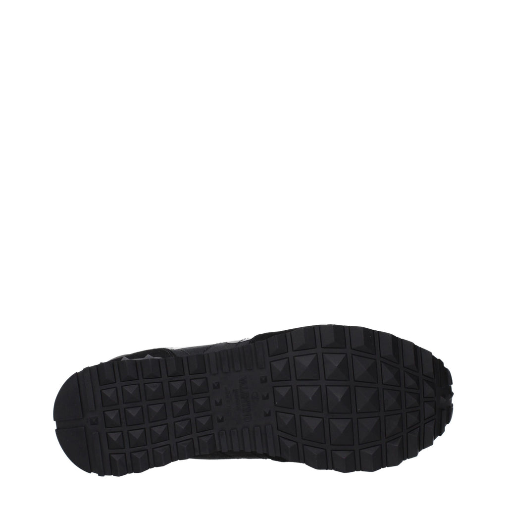 Valentino Garavani Black Leather Chunky Sneakers