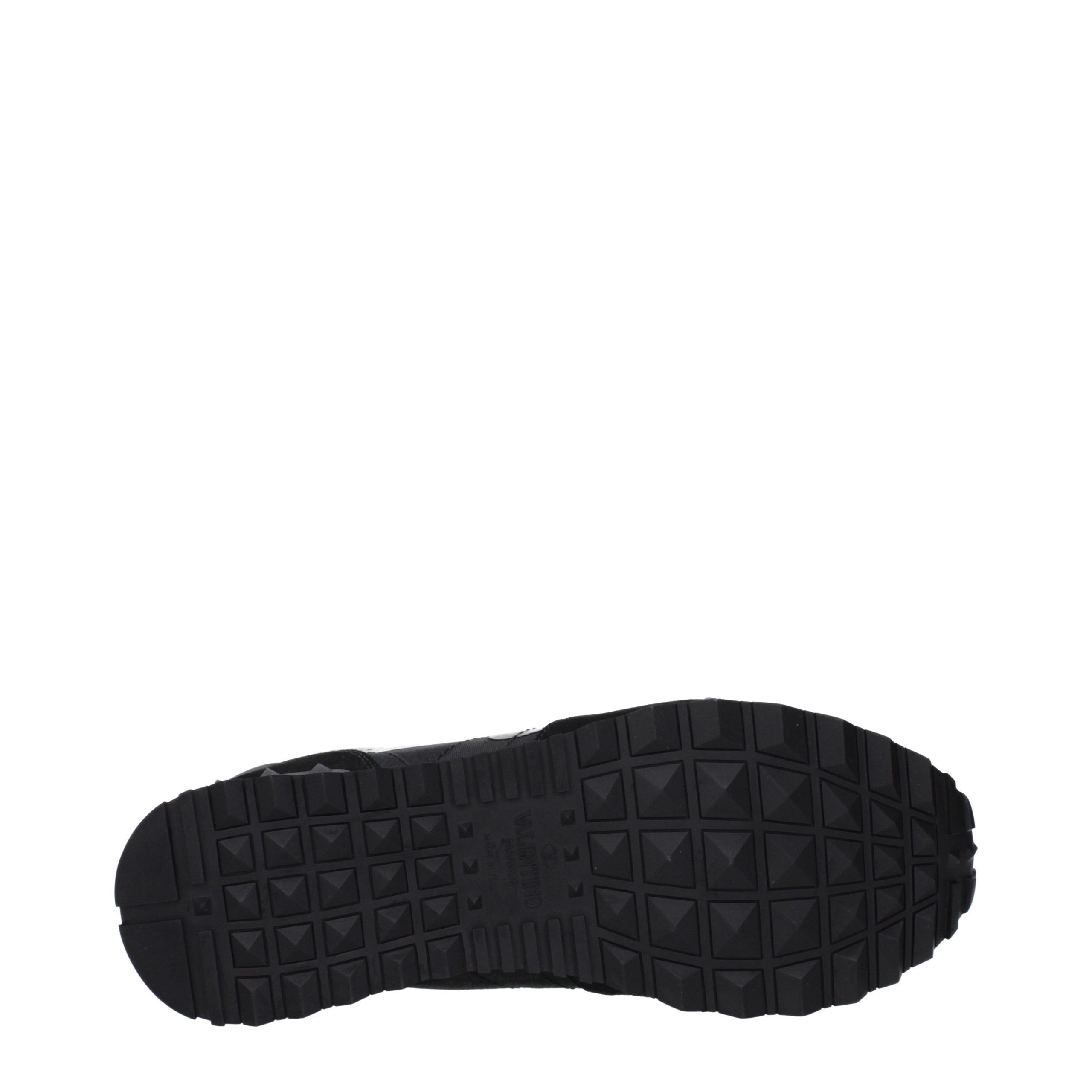 Valentino Garavani Black Leather Chunky Sneakers
