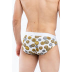 Moschino White Cotton Briefs