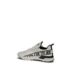 Versace Jeans White Polyester Athletic Sneakers