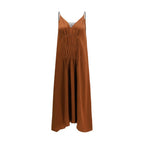 Prada Brown Acetate Cocktail Dress