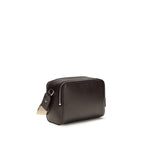 Burberry Brown Calf Leather Bos Taurus Shoulder Bag