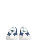 Dolce & Gabbana Blue White Low Top NS1 Sneakers Shoes