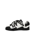 Dolce & Gabbana White Black DG Logo PORTOFINO Sneakers Shoes
