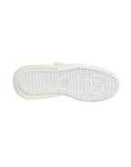 Dolce & Gabbana White Calfskin Leather Low Top Sneakers Shoes