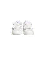 Dolce & Gabbana White Calfskin Leather Low Top Sneakers Shoes