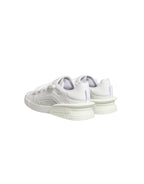 Dolce & Gabbana White Calfskin Leather Low Top Sneakers Shoes