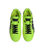 Dolce & Gabbana Green Logo Tape Low Top Portofino Sneakers Shoes