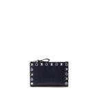 Valentino Garavani Black Calf Leather Bos Taurus Wallet