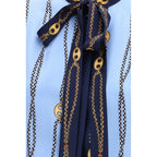Gucci Blue Silk Shirt