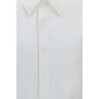 Thom Browne White Cotton Shortsleeve Shirt