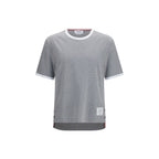 Thom Browne Gray Cotton T-Shirt